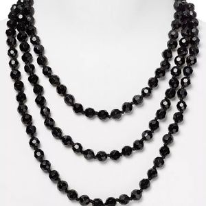 NWOT Carolee Black Faceted Necklace
